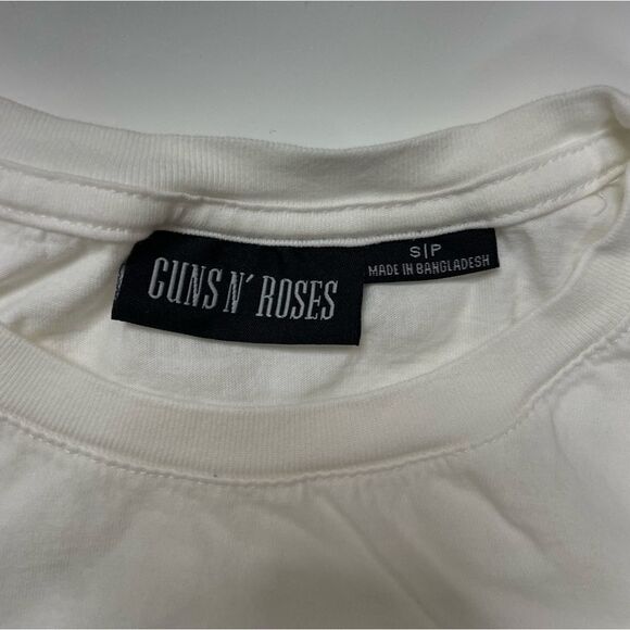 Guns N Roses Appetite For Destruction Women Small White Short Sleeve Music - Picture 4 of 5